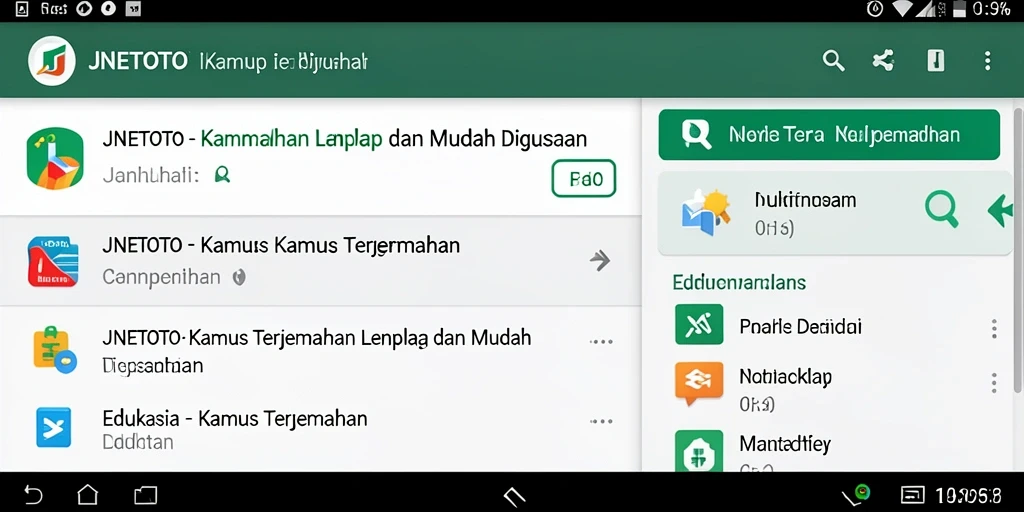 Tampilan antarmuka aplikasi JNETOTO yang sederhana dan intuitif.