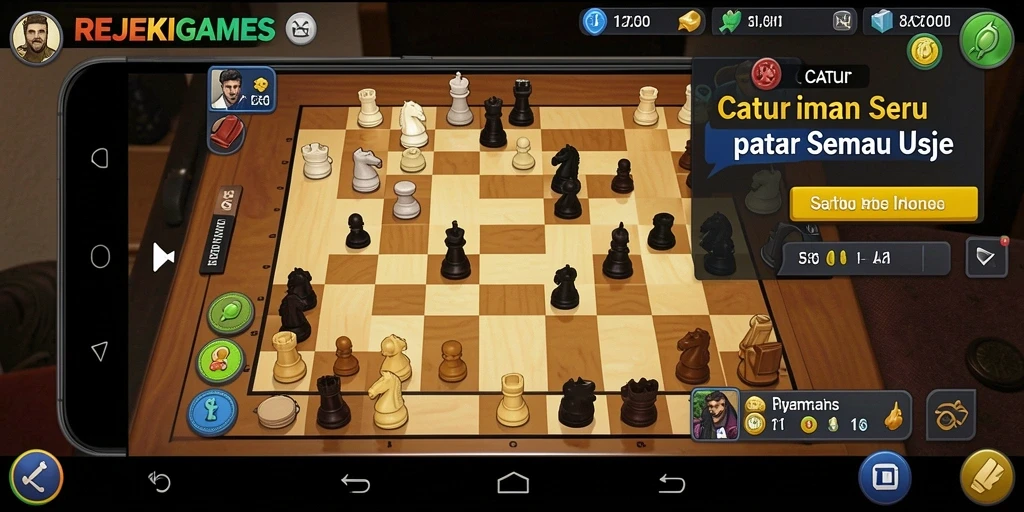 Tampilan antarmuka REJEKIGAMES yang menarik dan fungsional.