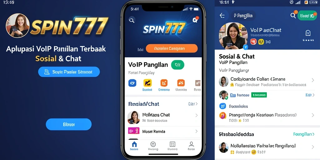 Antarmuka pengguna SPIN777 yang menarik dan fungsional.